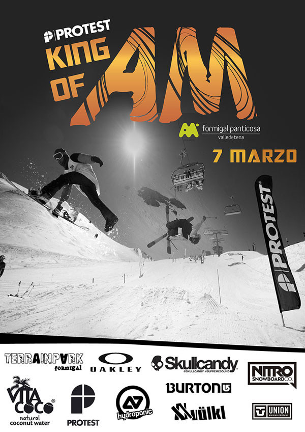  Riders Amateur de snowboard y freeski tienen una cita ineludible en Formigal. La King of Am