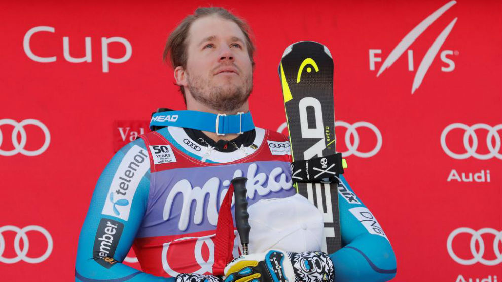 Kjetil Jansrud consigue un doblete en Val d'Isère al ganar el descenso 