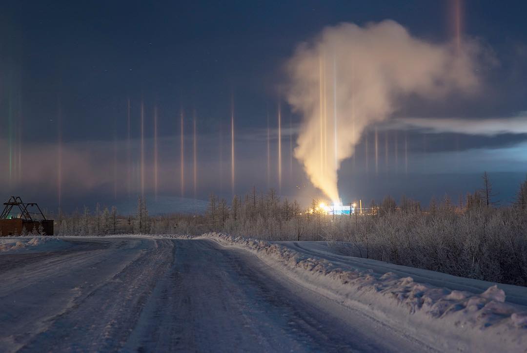 Un tsunami de nieve cubre la ciudad de Krasnoyarsk, en Siberia