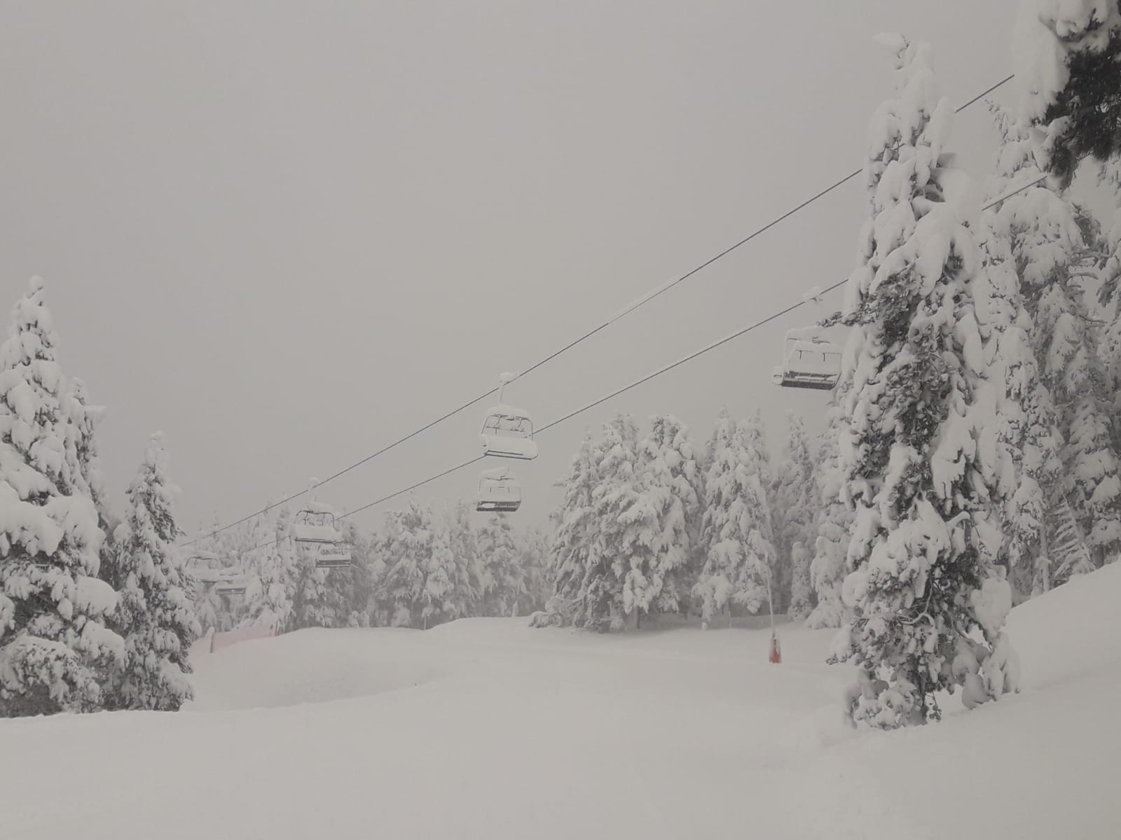 Gloria deja 160 cm de nieve en La Molina. Hoy la estación reabre parte de sus instalaciones