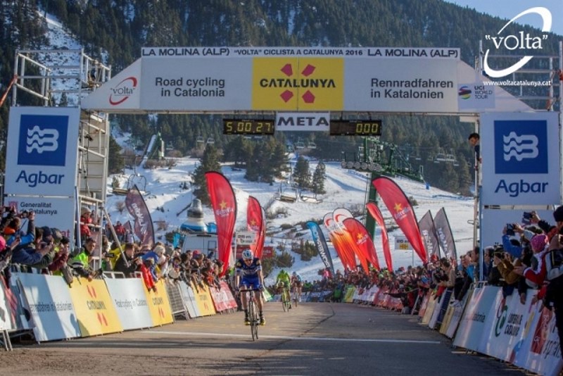 La "Volta" a Catalunya llegará mañana a Vallter y el jueves a La Molina