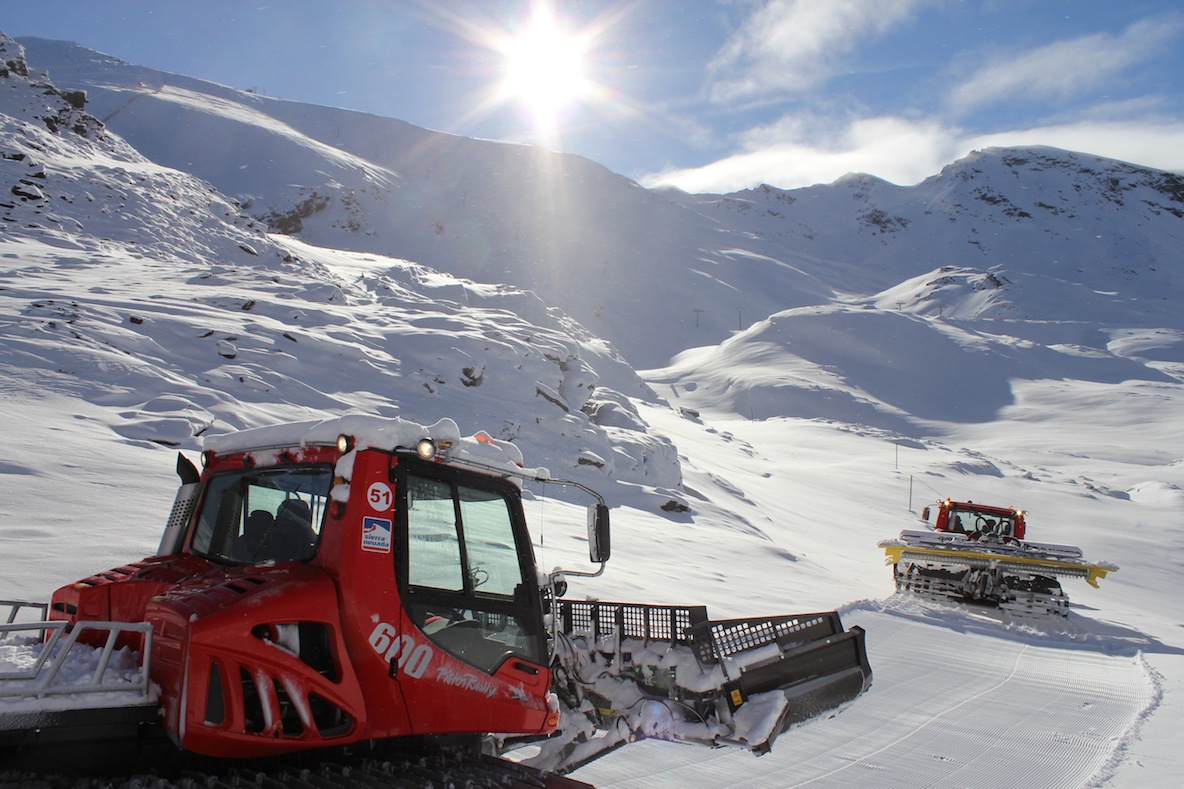  A medida que las máquinas suben, Sierra Nevada abre más pistas 