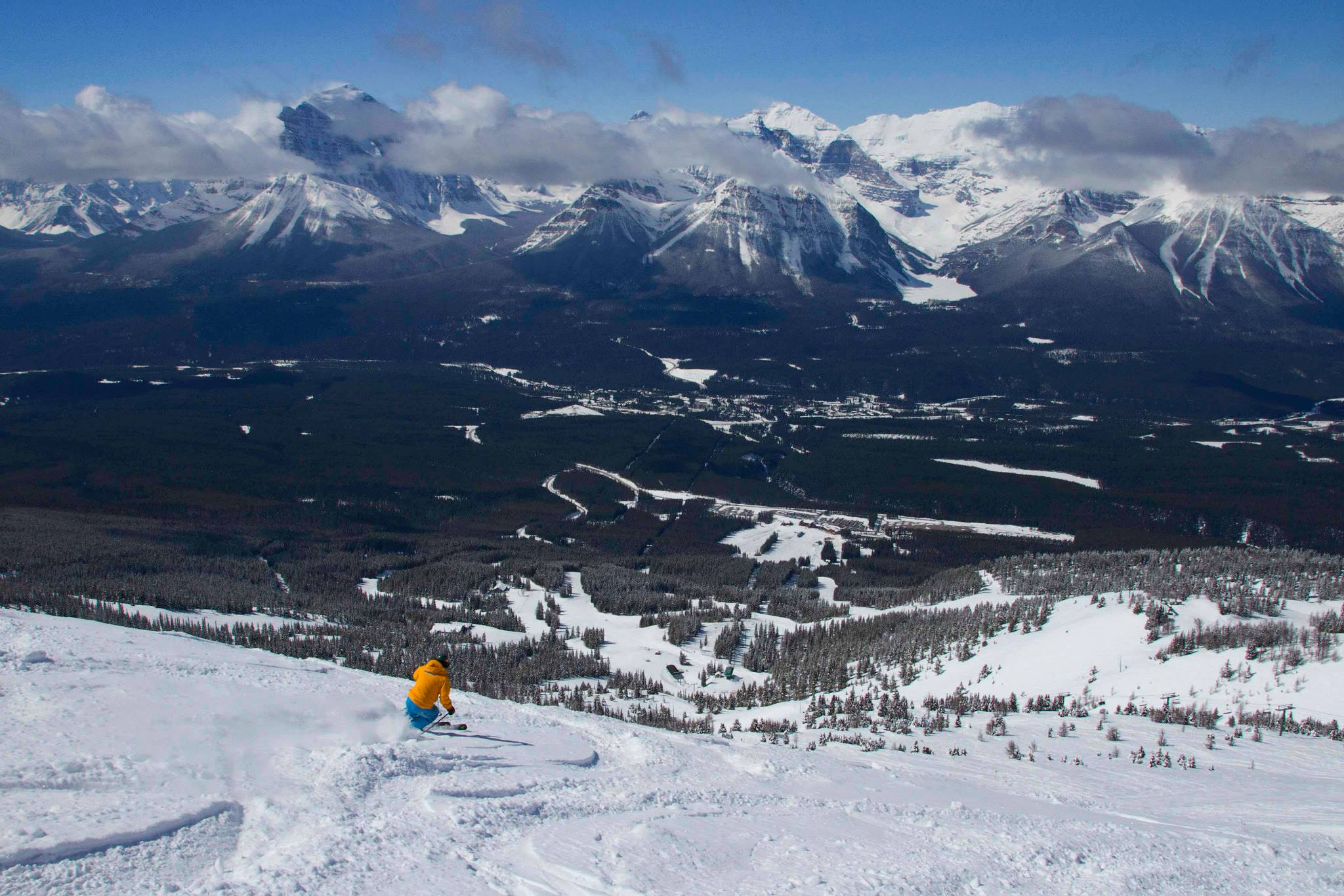 Lake Louise en Canadá, bate su récord de nieve acumulada con 765 centímetros