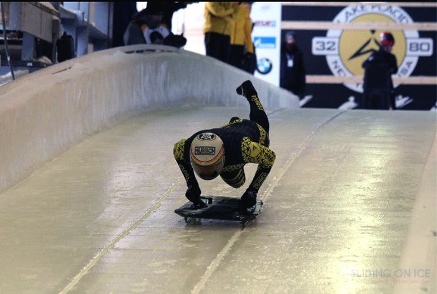 "Mister Skeketon" consigue el mejor resultado de su carrera en Lake Placid y a 30 grados bajo cero