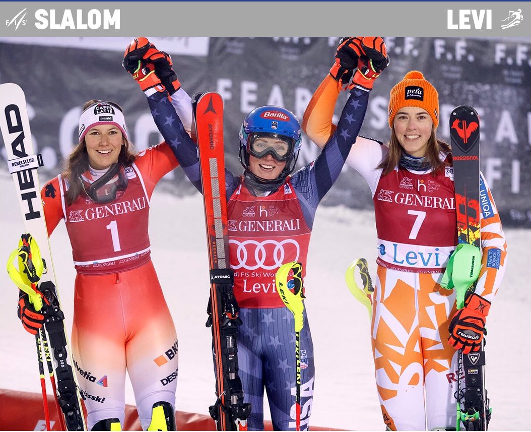 Mikaela Shiffrin logra su sexto reno en el segundo slalom de Levi