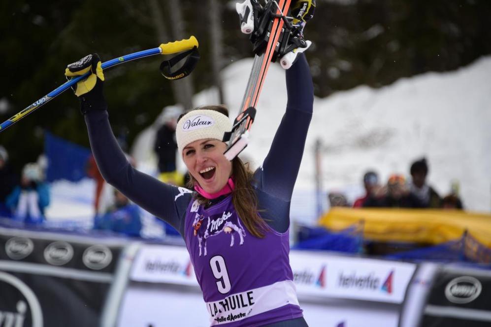 Golpe sobre la mesa de Vonn que termina segunda y gana su octava Bola de Cristal de descenso