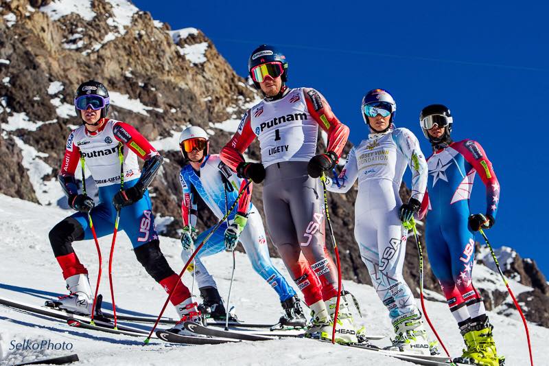 Lindsey Vonn entrena como uno más con los chicos en Portillo