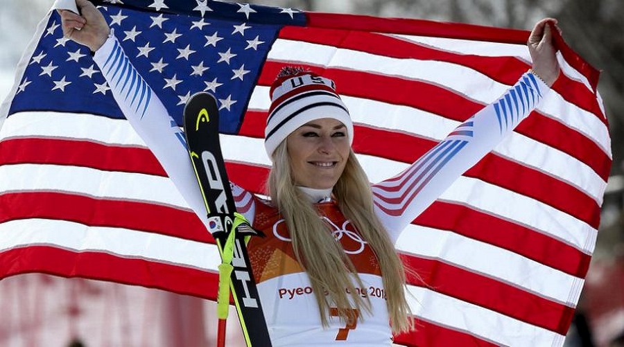 Lindsey Vonn se lesiona una rodilla en un entreno y no estará en Lake Louise