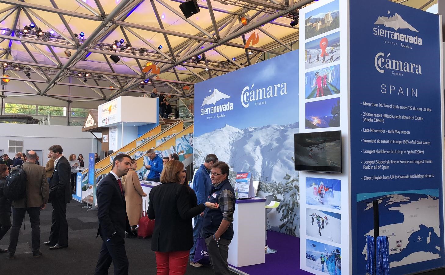 Sierra Nevada y Cámara Granada promocionan la estación de esquí en el Reino Unido