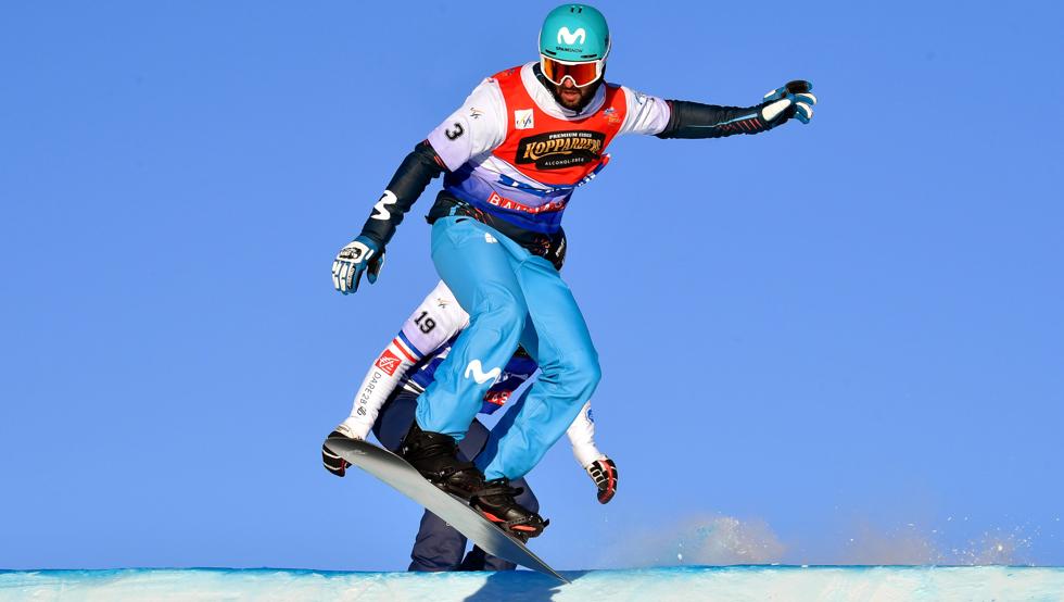 Lucas Eguibar consigue la cuarta plaza en la Copa del Mundo SBX de Cervinia (Italia)