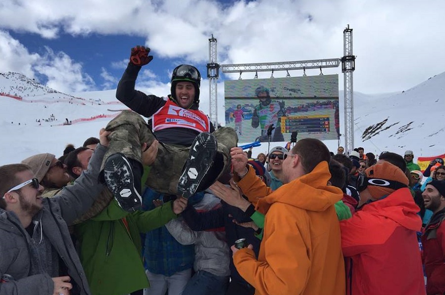 El Rider de la RFEDI Lucas Eguibar, Bronce en la final de Copa del Mundo SBX celebrada en Baqueira Beret