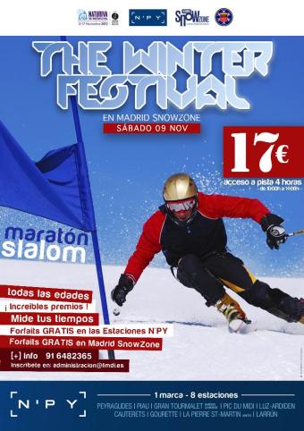 NATURIVA 2013 The Winter Festival acoge maratones de Slalom y de Jibbing Free Style en SnowZone