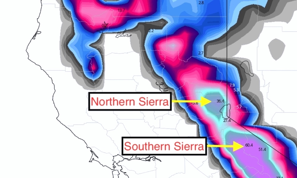 Una gran tormenta de nieve avanza el inicio de la temporada de esquí en California