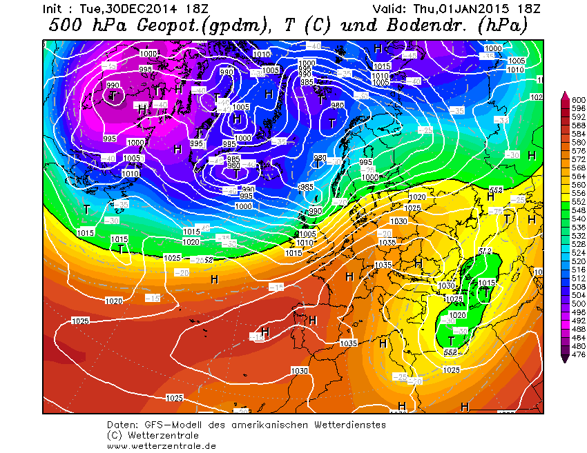 Parte meteo puente Año Nuevo: Feliz 2015 anticiclónico pero con mucha nieve