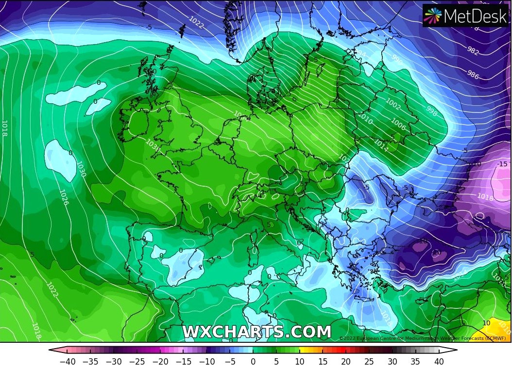 El fin de semana se presenta con tiempo estable y soleado con anticiclón frío