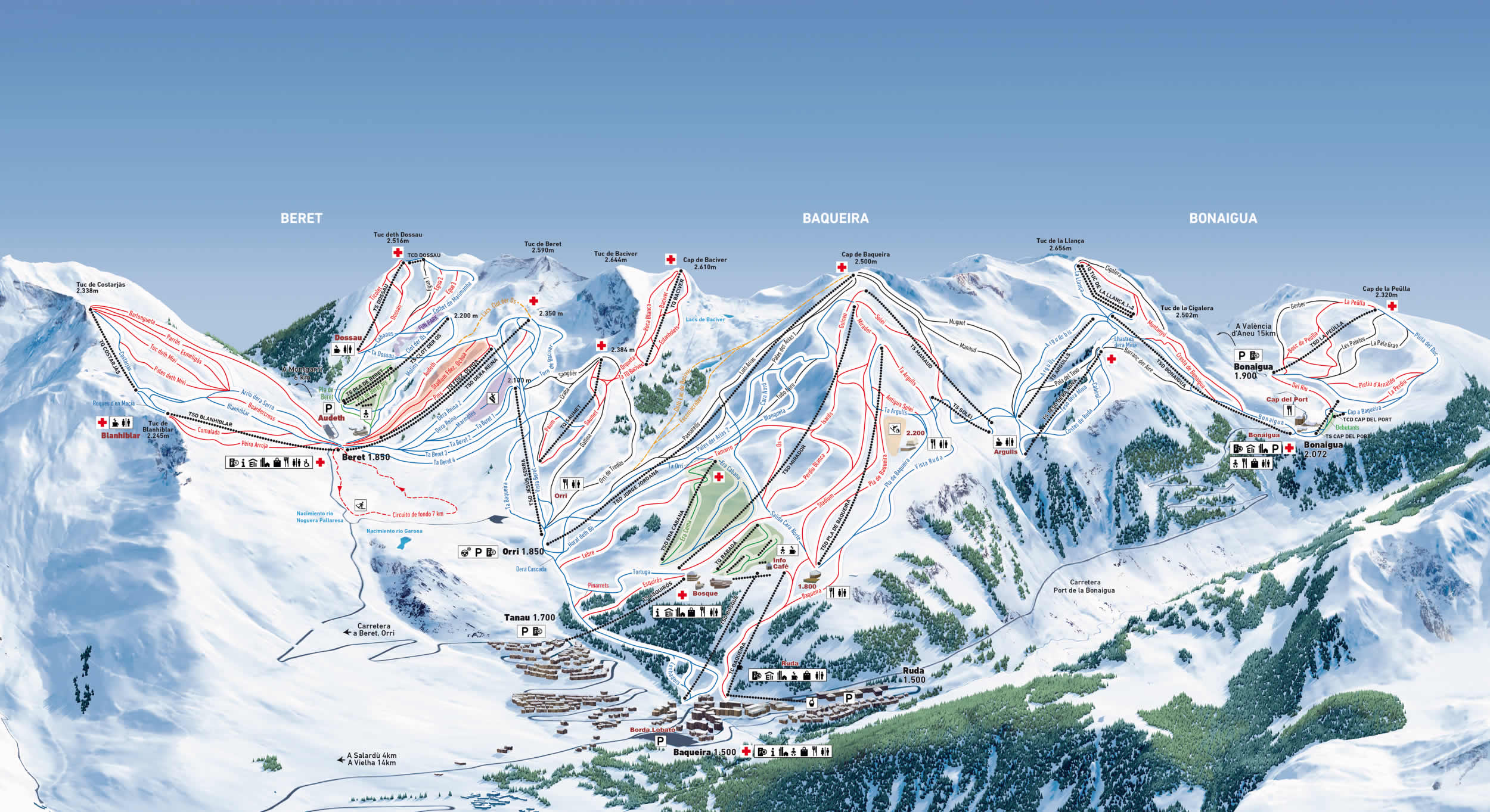 Baqueira Beret llega a los 167 km de pistas. Te contamos las novedades 2019-20