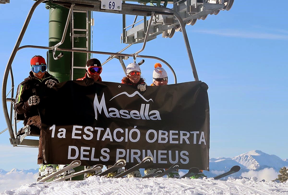 Masella primera estación en abrir la temporada de invierno 2016-17