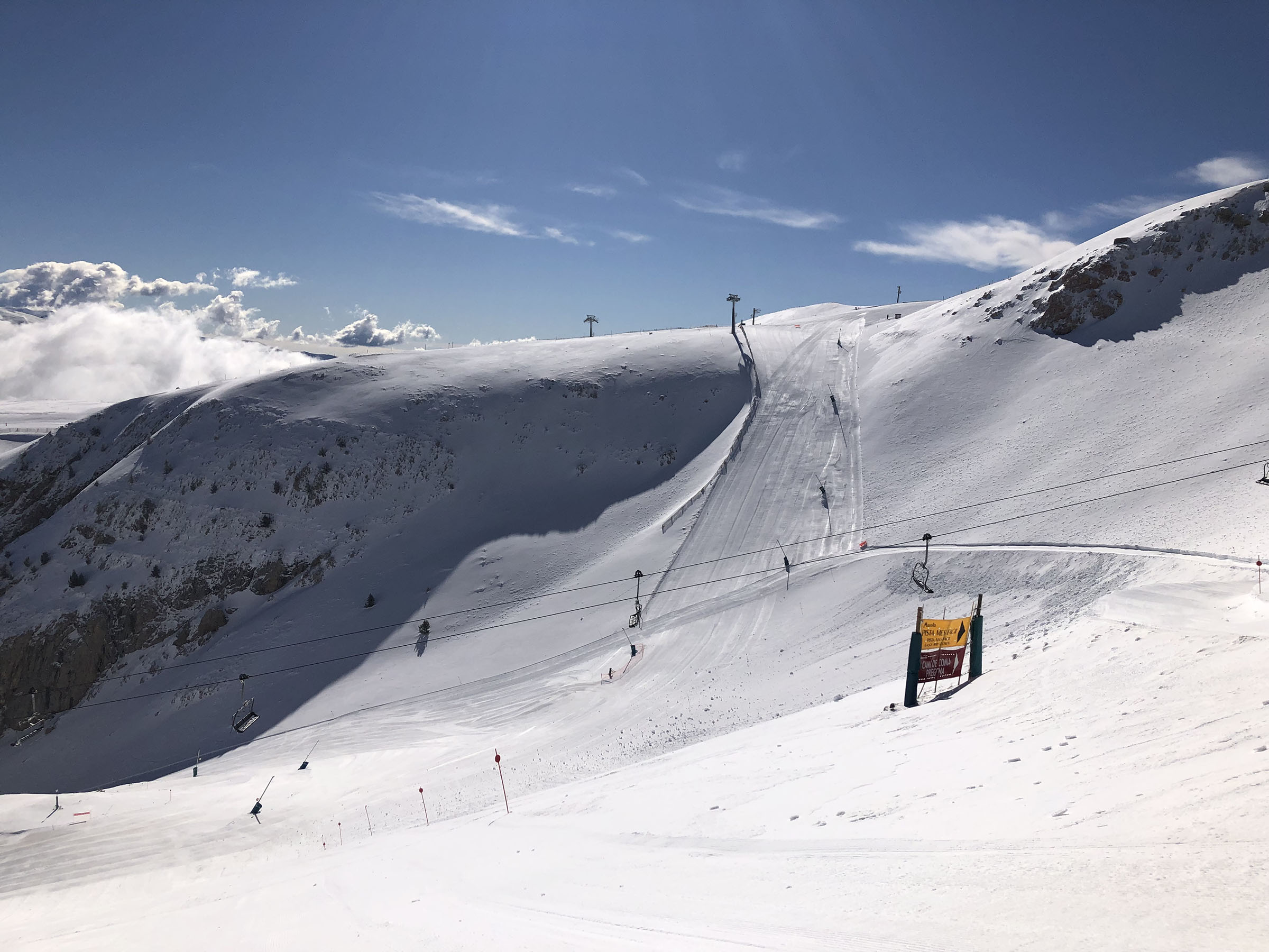 Así está Masella después de la nevada del jueves