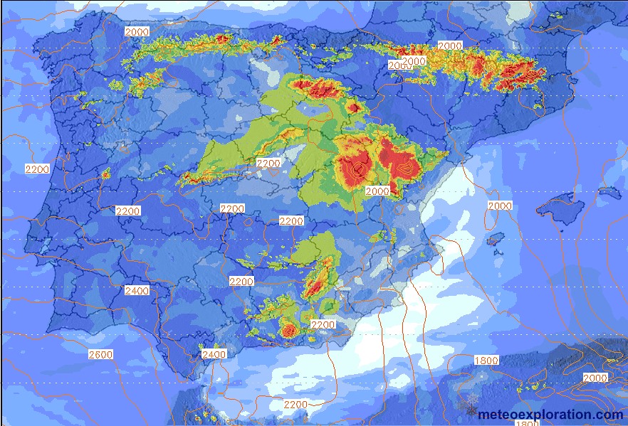 Las nevadas dejan hasta 70 cm de nieve. Avance Meteo del Fin de Semana