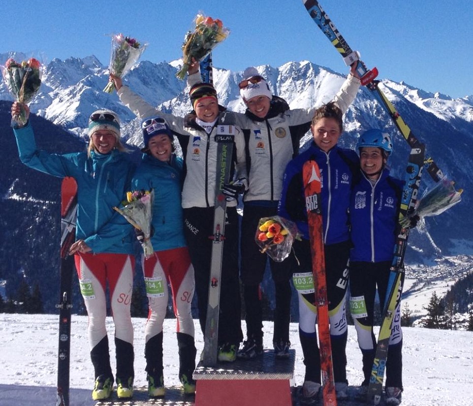 Mireia Miró y Marta Riba, bronce en el Campeonato del Mundo de esquí de montaña de Verbier