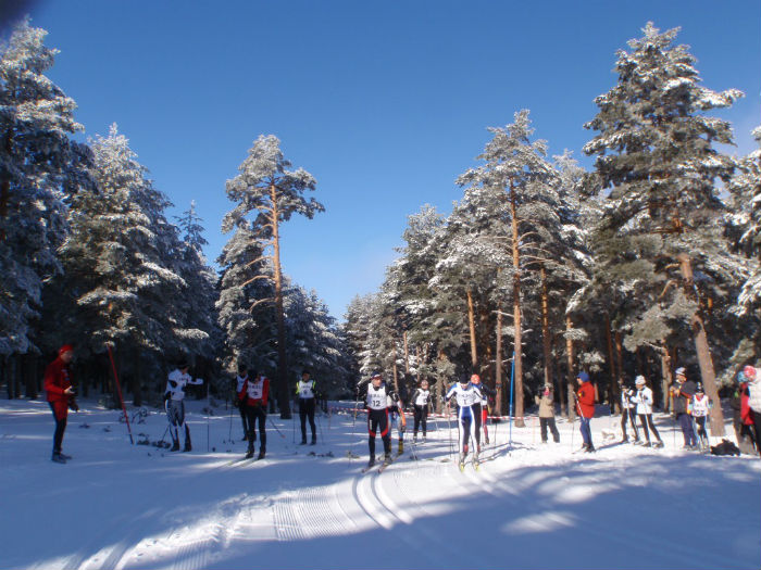 Pistas de esquí de fondo de Navafría (Segovia) 