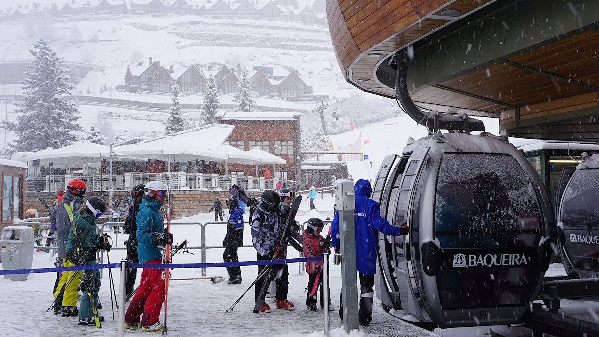 Baqueira Beret despide las Navidades con hasta 80 cm de nieve recién caída