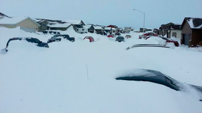 La nevada del siglo azota a los estados de Dakota del Sur y Wyoming en pleno otoño