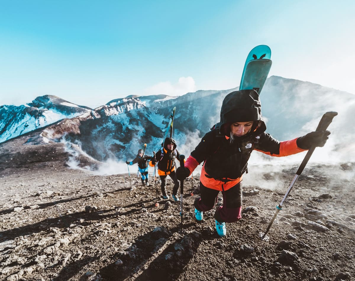 Supera tus límites con la colección de esquí de montaña The North Face