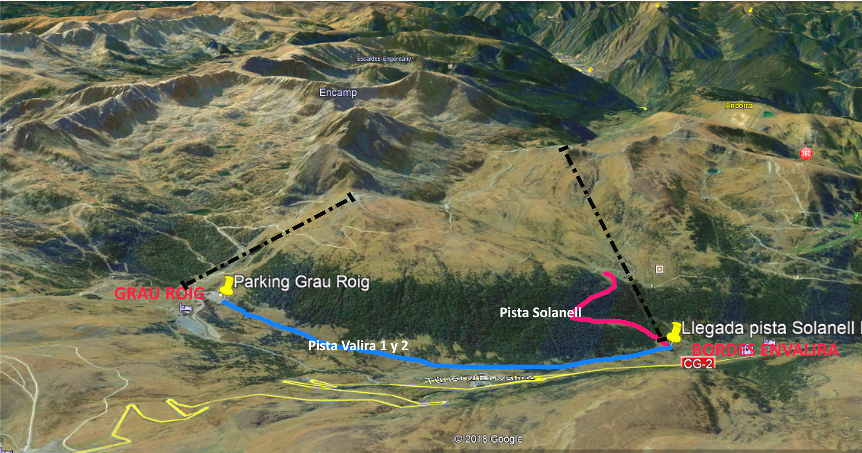 Grandvalira estrenará una nueva pista desde Grau Roig hasta el Peretol/Bordes d'Envalira