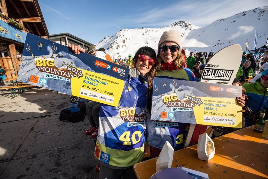 Ana Salvador y "Núr" Castán avisan en el Big Mountain de Austria: van a por el FWQ4* 