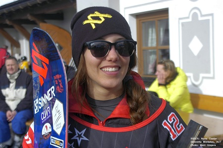 Nuria Castán en Montafon (Austria). Foto: Marc Grajera