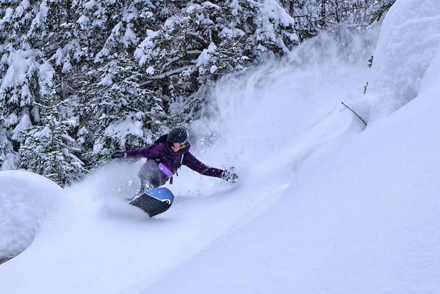 Núria Castán fuera del podio de Les Arcs FWQ 4* por una caída