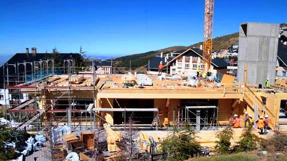 Reconstrucción del Hotel Lodge de Sierra Nevada