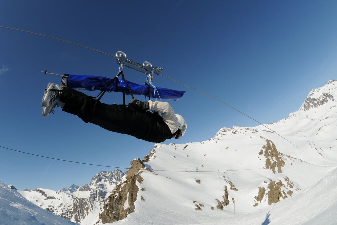 Chamrousse tendrá una tirolina de casi 2 km de largo y velocidades de 90km/h