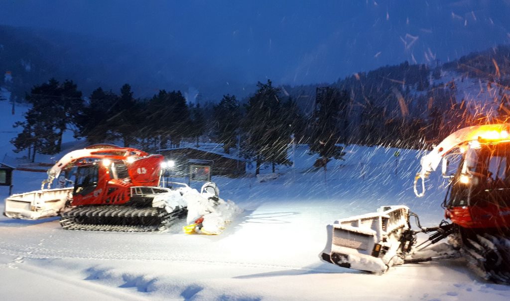 Gracias al frío y algunas nevadas las estaciones del Grupo FGC aumentan km de pistas