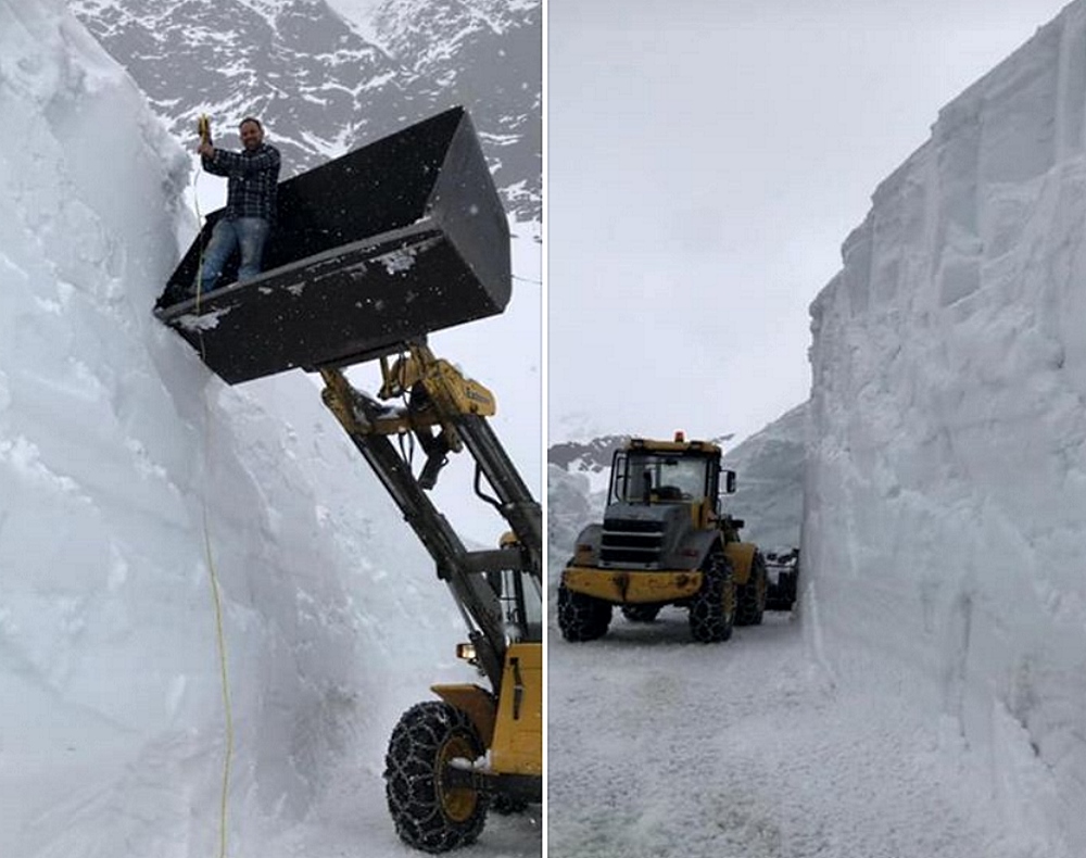 Hasta 12 metros de nieve dejan al Giro de Italia sin la ascensión al Gavia