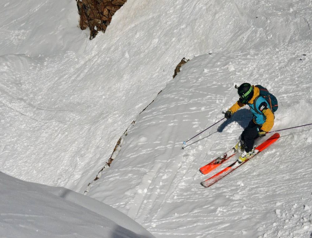 Así fue la prueba argentina de Freeride World Qualifier (FWQ) disputada en los Penitentes