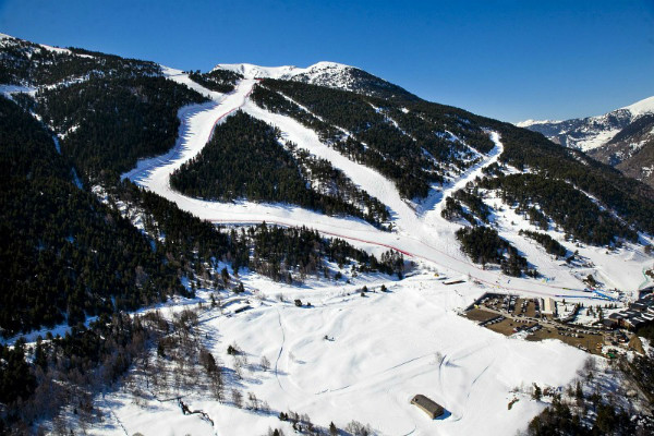 La famosa X de Grandvalira en el sector Soldeu/el Tarter