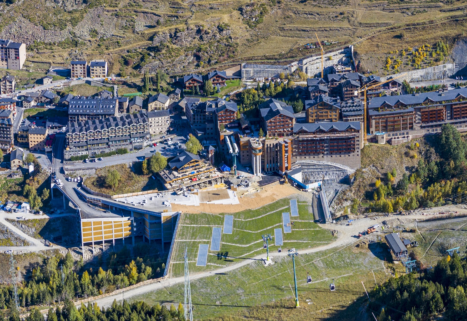 Grandvalira ENSISA inaugura la plataforma esquiable y el aparcamiento Avet de Soldeu