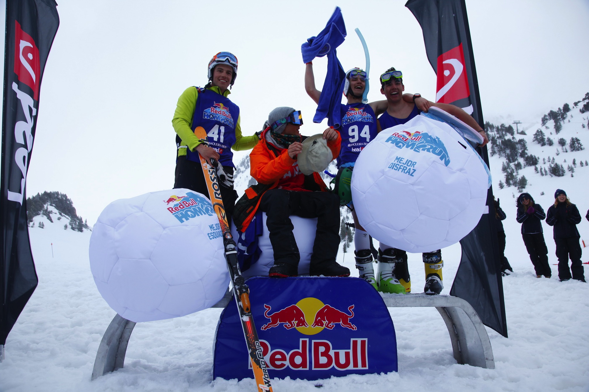 Baqueira acoge la Red Bull Home Run, la carrera más loca del año