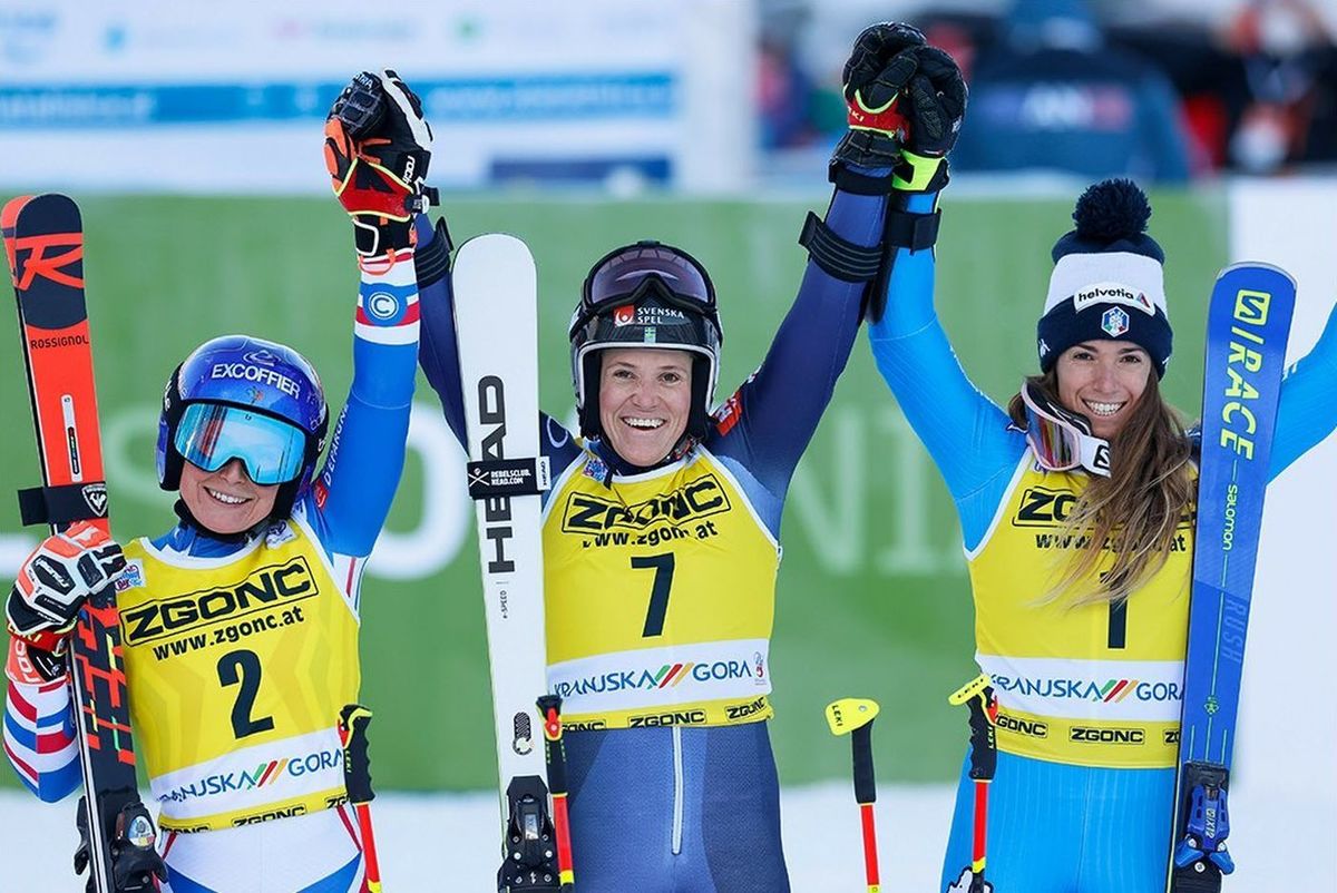 Sara Hector gana el gigante de Kranjska Gora con una segunda manga impresionante 