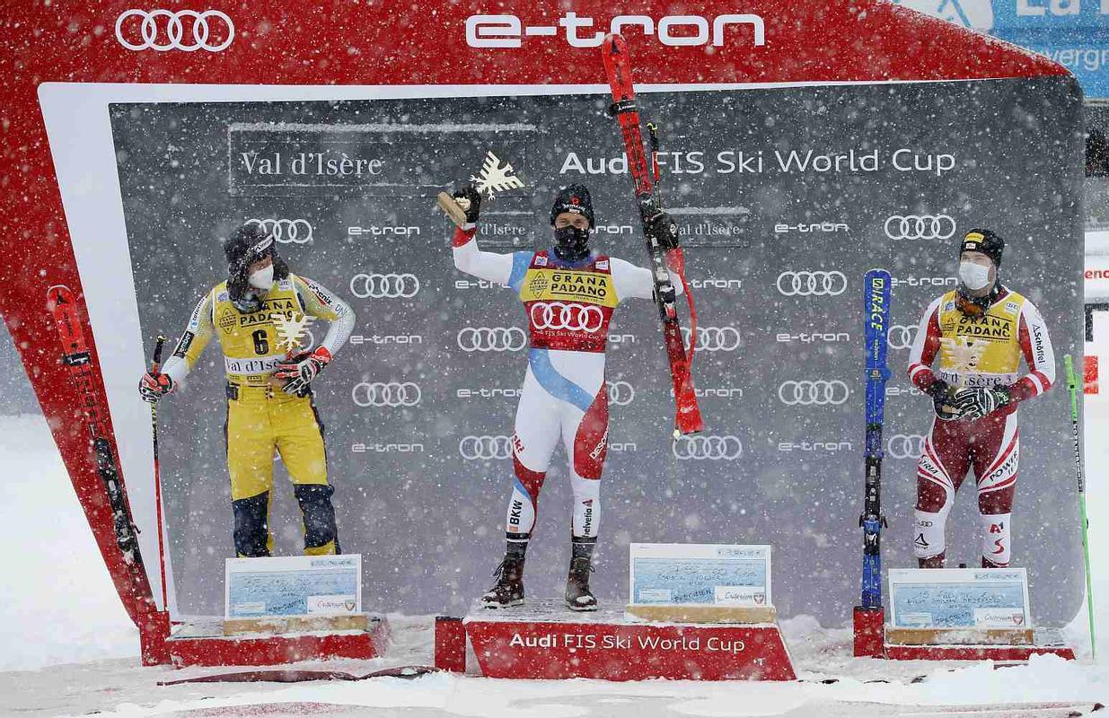 Caviezel y Bassino ganan el Super G masculino y el gigante femenino en Val d’Isère y Courchevel