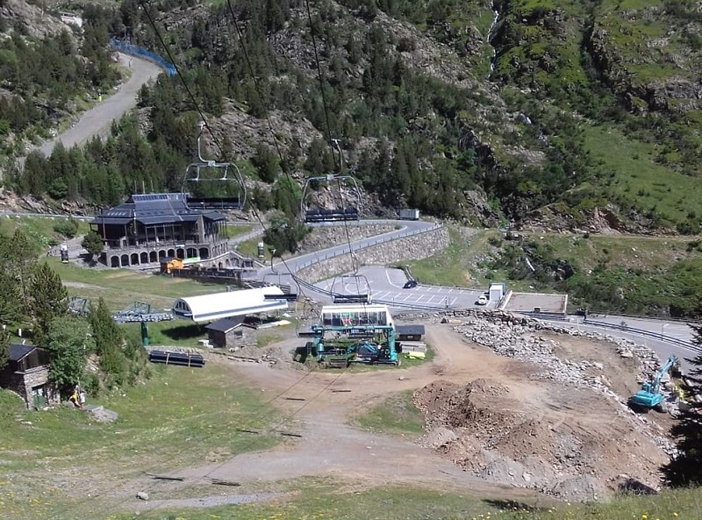 Hemos subido a Arcalís, así están las obras de mejora y cambios para la próxima temporada