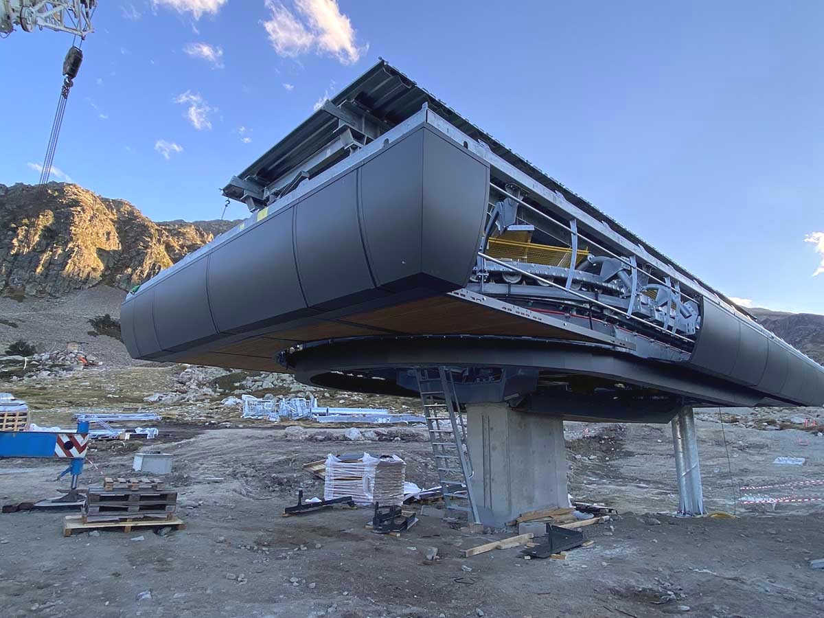 El nuevo telesilla de 6 plazas desembragable de Porté Puymorens es la mayor novedad en años