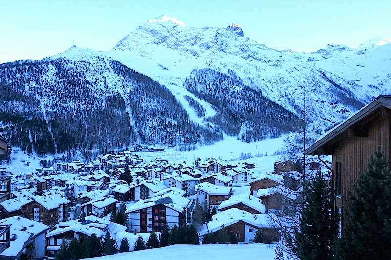 Una panorámica de Saas Fee