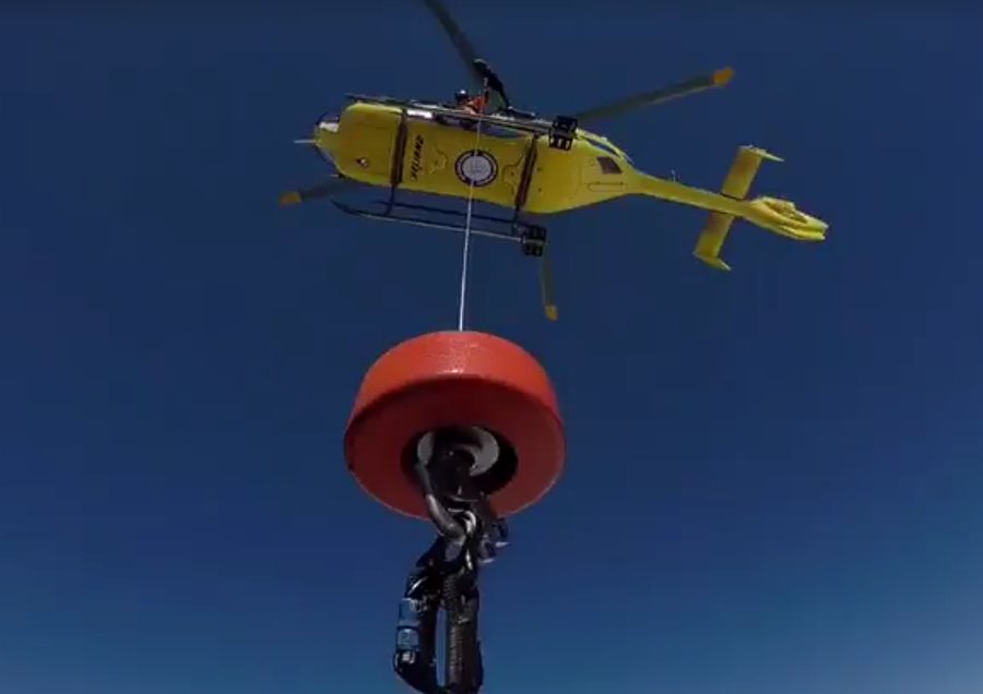 Espectacular rescate de un perro por parte de los Bomberos de Andorra