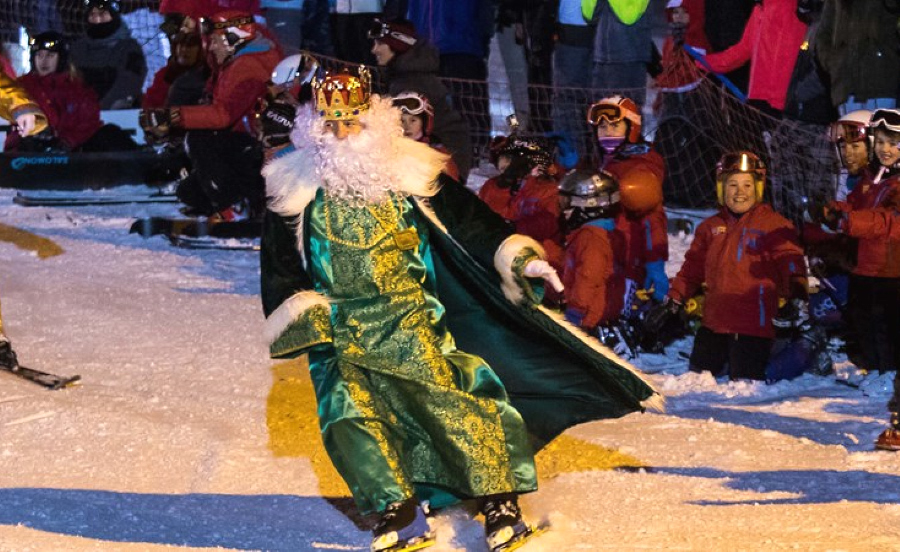 Los Reyes Magos llegarán esquiando a Sierra Nevada sobre las 19:30 horas