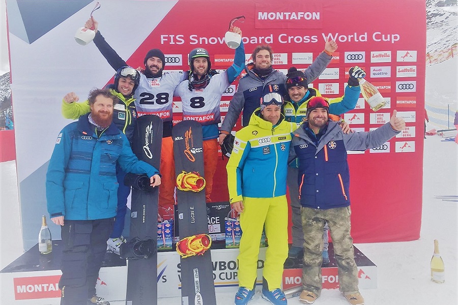 Una impecable estrategia lleva a la victoria a Regino Hernández y Lucas Eguibar en Copa del Mundo SBX 