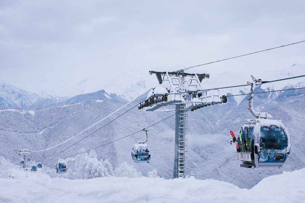 Rosa Khutor, una de las pocas estaciones donde se esquía como cuando no existía la Covid