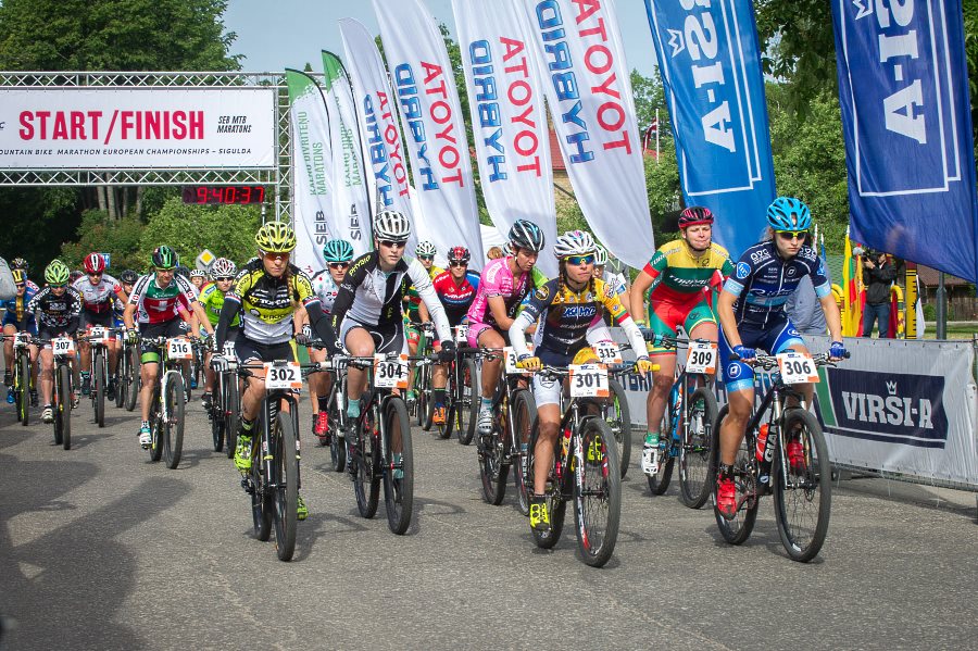 Clàudia Galicia octava y Sandra Santanyes décima en el Campeonato de Europa MTB (Letonia)